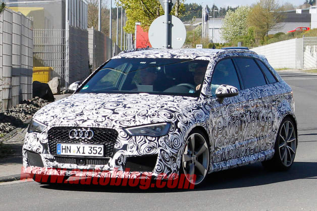 Audi RS3: Spy Shots