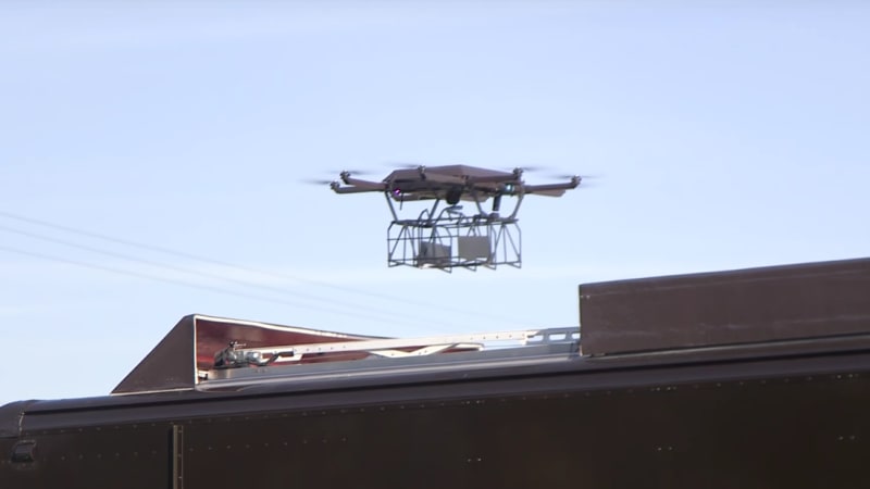 photo of UPS tests delivery drones, with modest success image