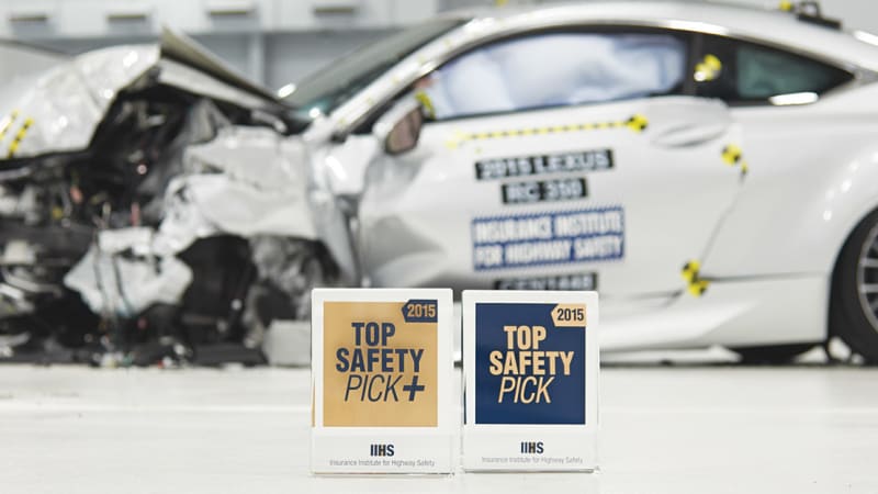 Vehicles awarded IIHS Top Safety Pick awards skyrockets for 2015