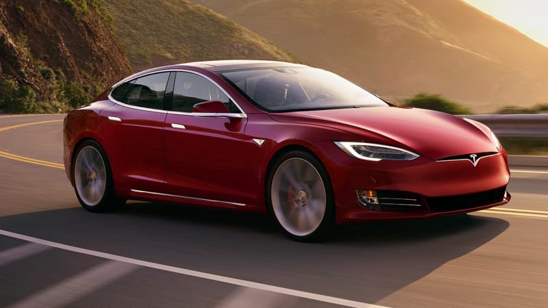 photo of Tesla Model S 100D goes 335 miles per charge image
