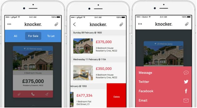 Swipe into your new home with the Knocker real estate app - Engadget