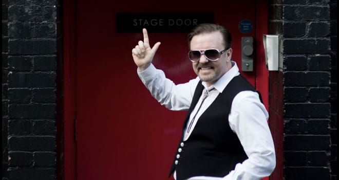 Ricky Gervais in BBC Films' "David Brent: Life on the Road"