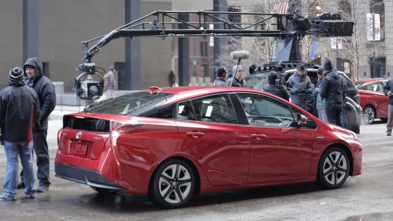 New Toyota Prius getting ready for Super Bowl ad 