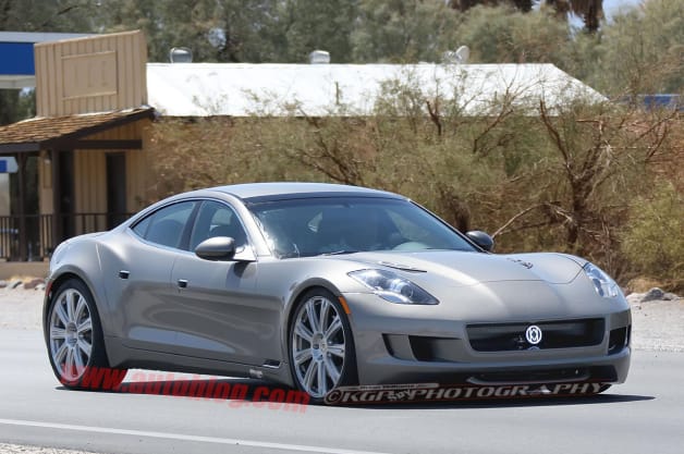 photo of Lutz's Fisker-based WM Destino caught in Death Valley testing with changes image