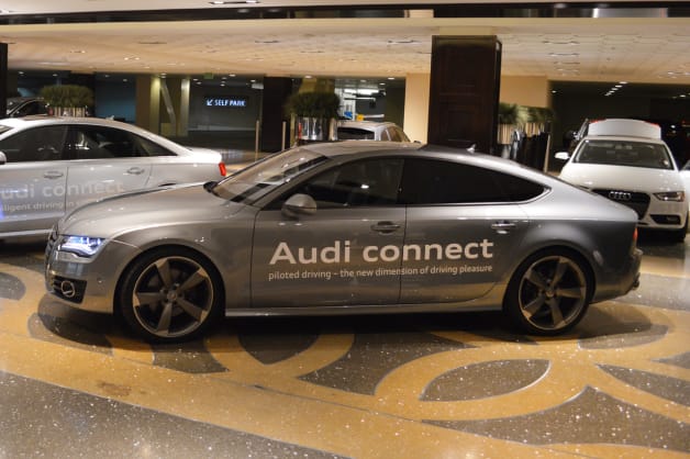 Audi A7 with Traffic Jam Assistant