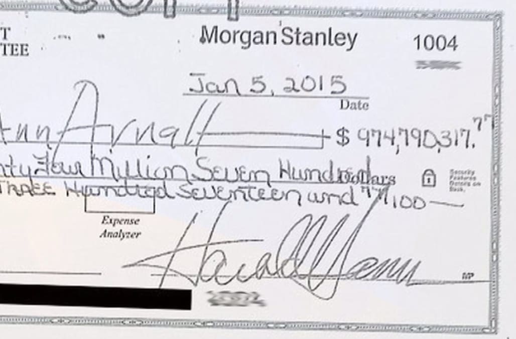 Harold Hamm Offers 975 Million Divorce Check Ex Wife Rejects It Aol