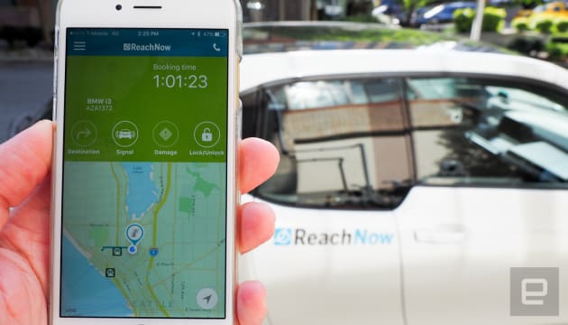 Grabbing and going with BMW&#039;s ReachNow car share service