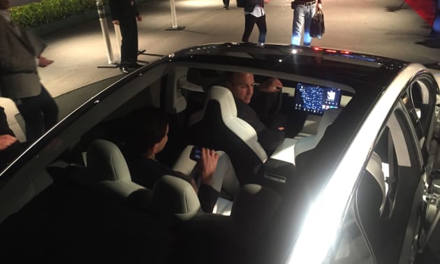 Cruising around in the Tesla Model 3