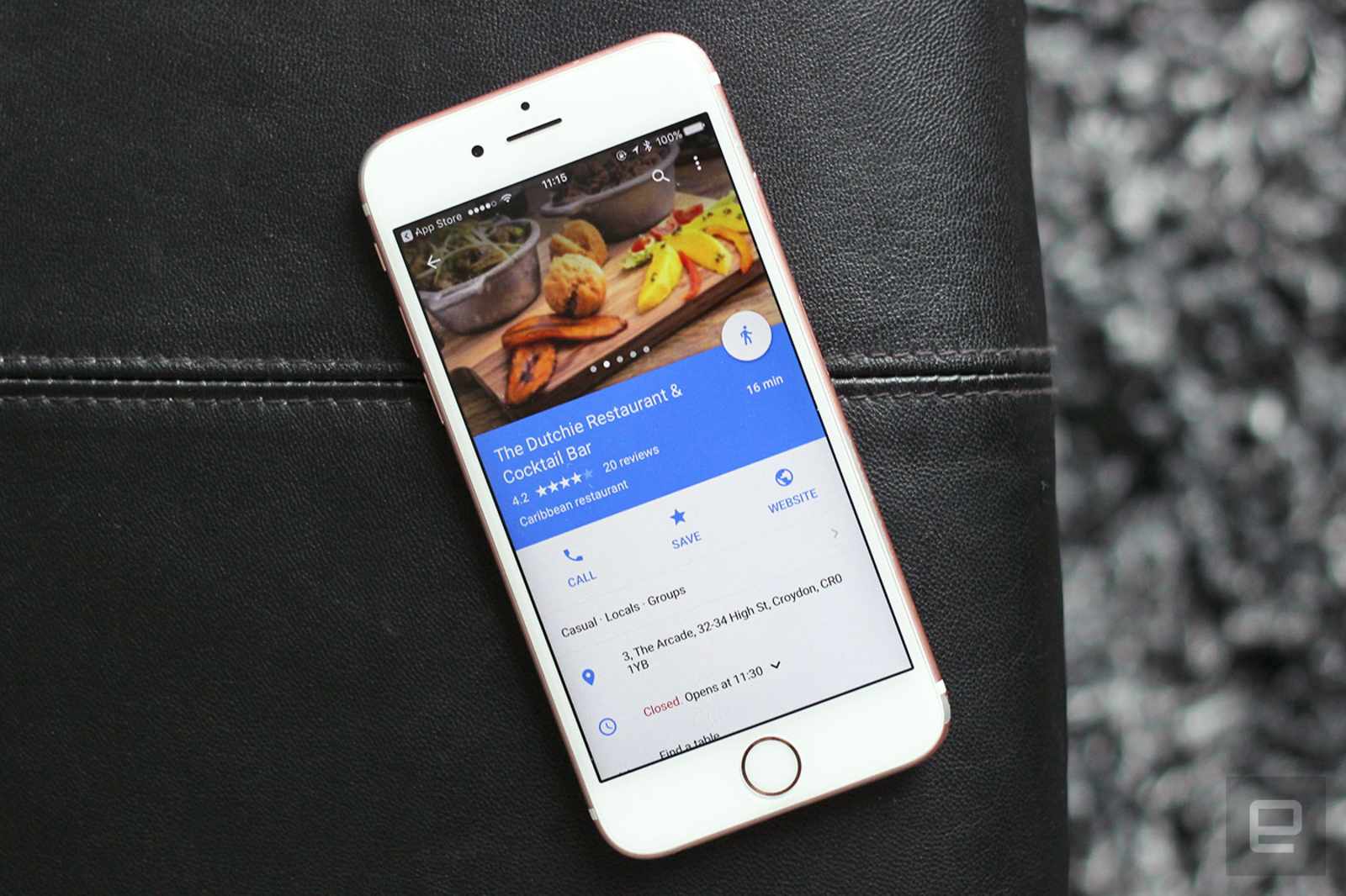 Google Maps tells you if locations are wheelchair accessible