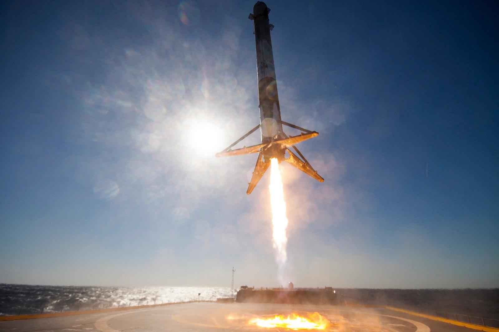 Watch SpaceX relaunch the first rocket it landed on a barge (update: it was a success)