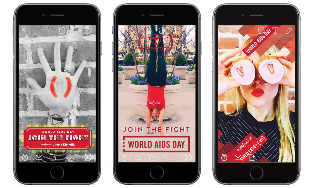 photo of Use Snapchat Tuesday and the Gates Foundation will donate to AIDS research image