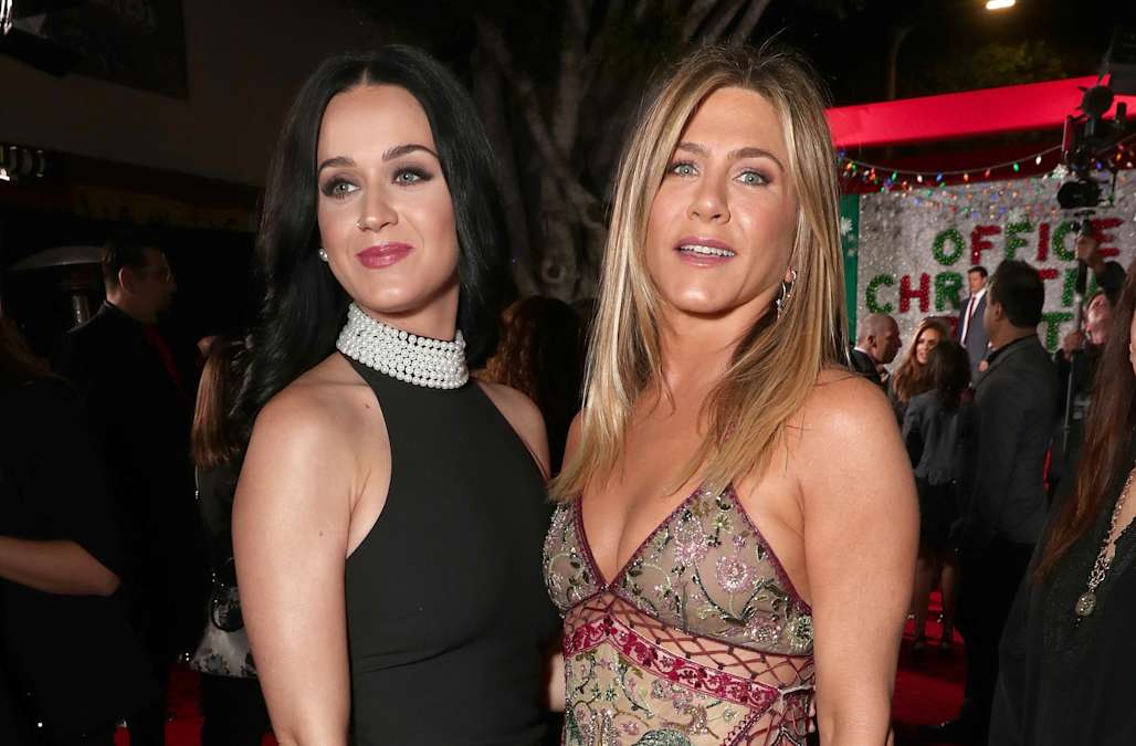 Katy Perry, Jennifer Aniston and more stars heat up the 'Office Christmas Party' premiere - AOL News