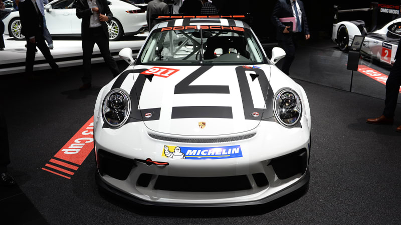 photo of Forget the hybrid, Porsche rolled out the 911 GT3 racecar in Paris image