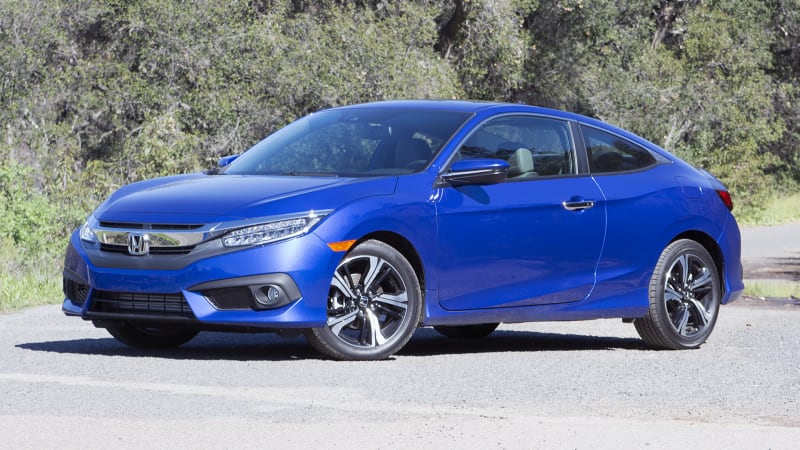 2016 Honda Civic Coupe starts at $19,885, Touring for $26,960