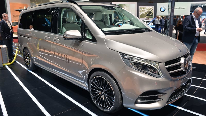 photo of Mercedes-Benz V-ision e Concept ups the plug-in hybrid van game image