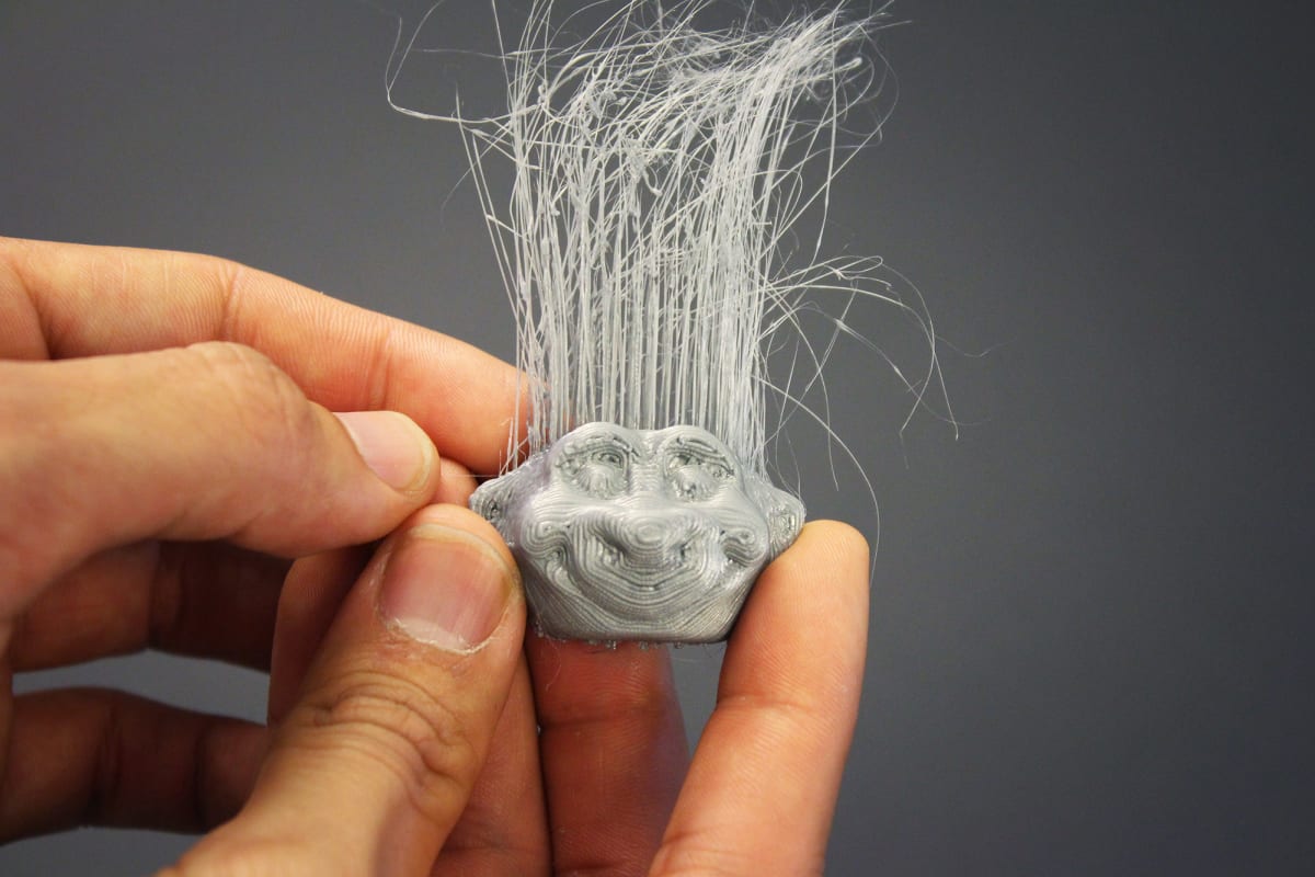 3D printing hair is as easy as using a hot glue gun