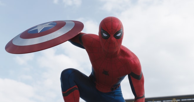 Marvel's Captain America: Civil WarSpider-Man/Peter Parker (Tom Holland)Photo Credit: Film FrameÂ© Marvel 2016