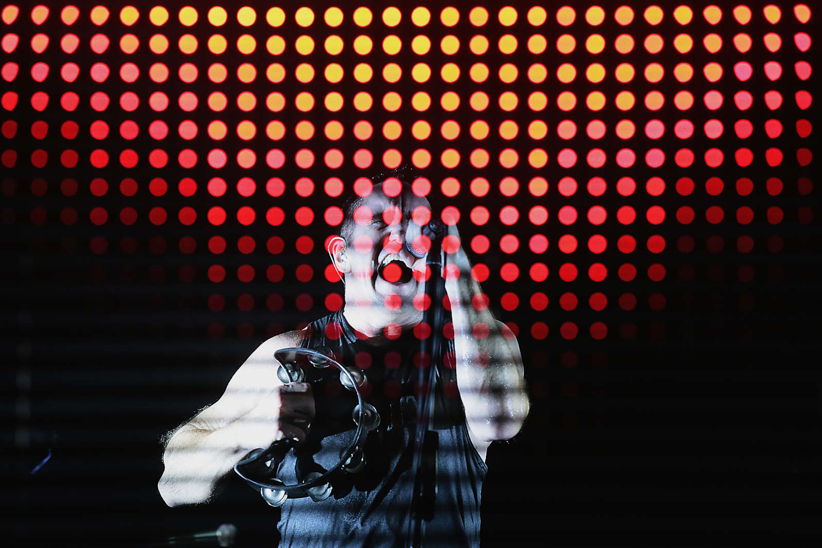 trent-reznor-leads-nine-inch-nails-in-concert-at-staples-center-he-is-picture-id566015633