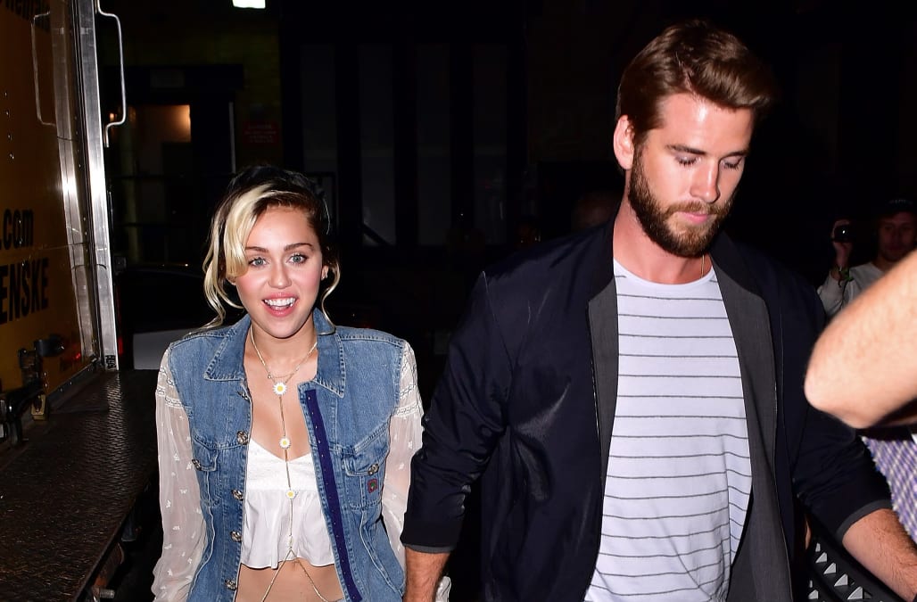 Miley Cyrus and Liam Hemsworth attend first public event together since rekindling romance - AOL News