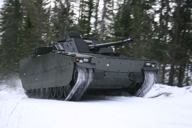 photo of Swedish armored vehicles get F1-inspired active suspension image