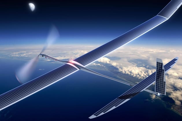 photo of Google's solar plane crashed earlier this month image