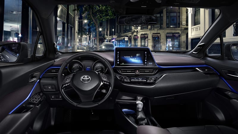 Toyota C-HR crossover's interior is as funky as the outside 