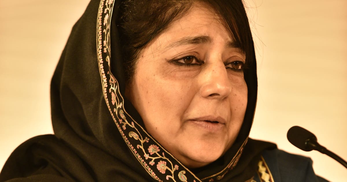 Peace Incomplete If Kashmiri Pandits Don't Feel They Can Live Again In Kashmir, Says Mehbooba Mufti