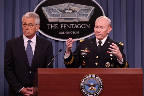 U.S. defense chief calls for military budget cuts