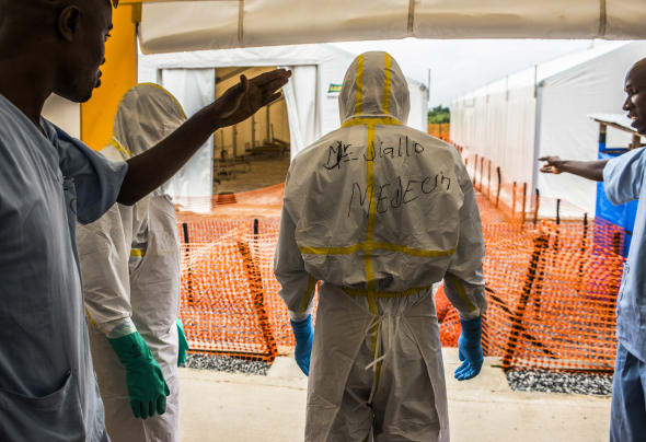 Ebola Treatment Center As Guinea Economy Rebuilds Ahead Of October Election