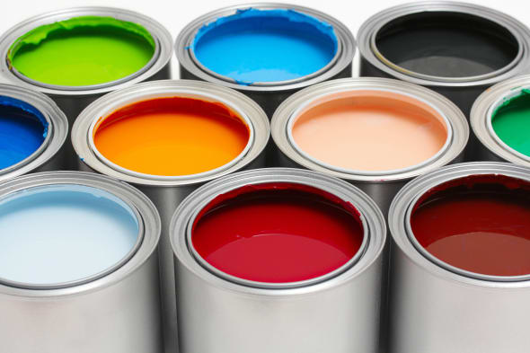house paint cans