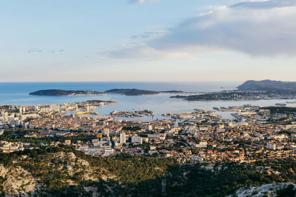 Toulon (south-eastern France): the natural harbour