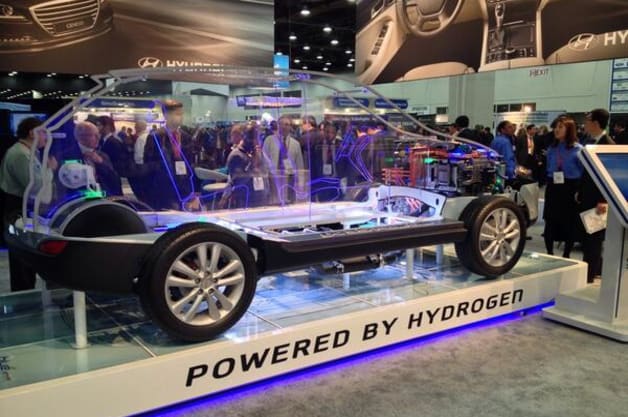 SAE World Congress Hyundai Tucson Fuel Cell SUV