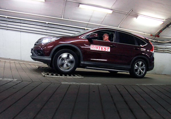 Honda CR-V all-wheel drive test