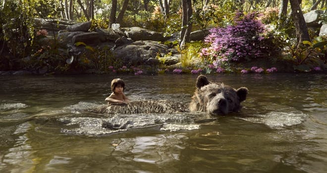 THE JUNGLE BOOK (Pictured) MOWGLI and BALOO. Â©2016 Disney Enterprises, Inc. All Rights Reserved.