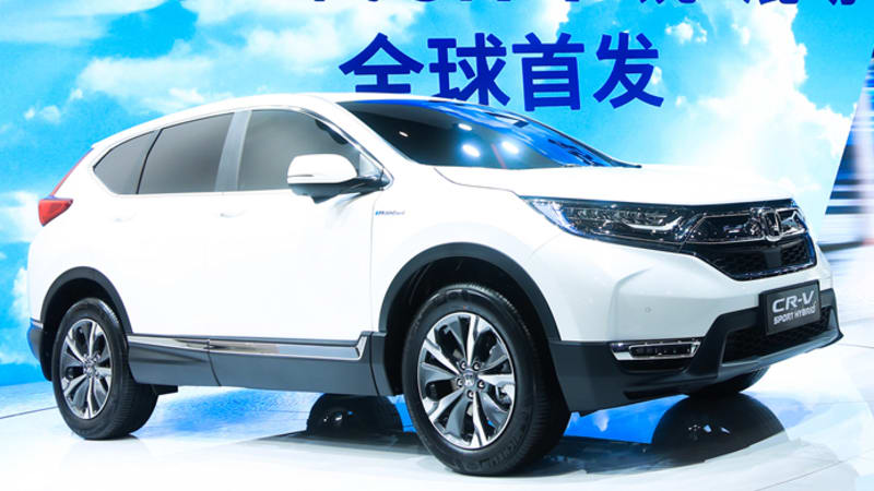photo of The Honda CR-V Hybrid revealed in Shanghai is probably coming to America image