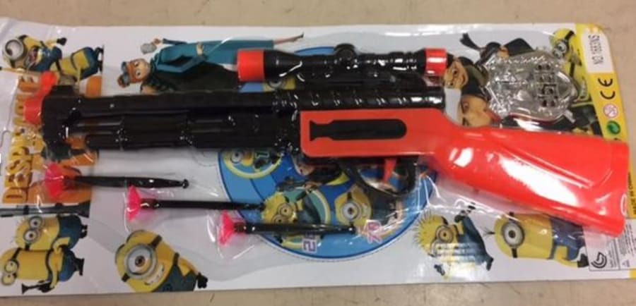 confiscated toys nsw despicable me 2 rifle
