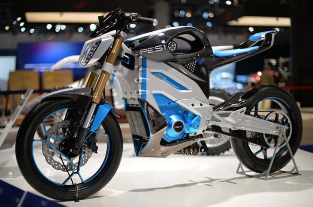 photo of Yamaha PES1 and PED1 electric motorcycles headed for production image