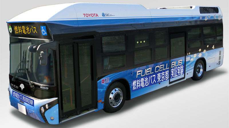 Toyota ready to test fuel cell buses in Japan