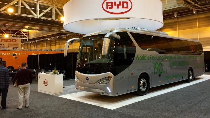 photo of Recharge Wrap-up: BYD debuts electric coach bus, decarbonized gas would help CA meet GHG goals image