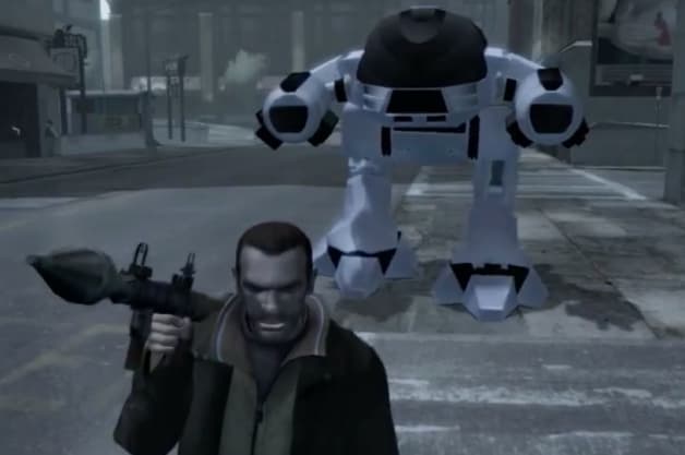 Grand Theft Auto IV ED-209 Mod