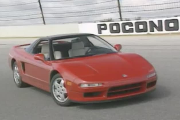 1991 Acura NSX drive from Motorweek