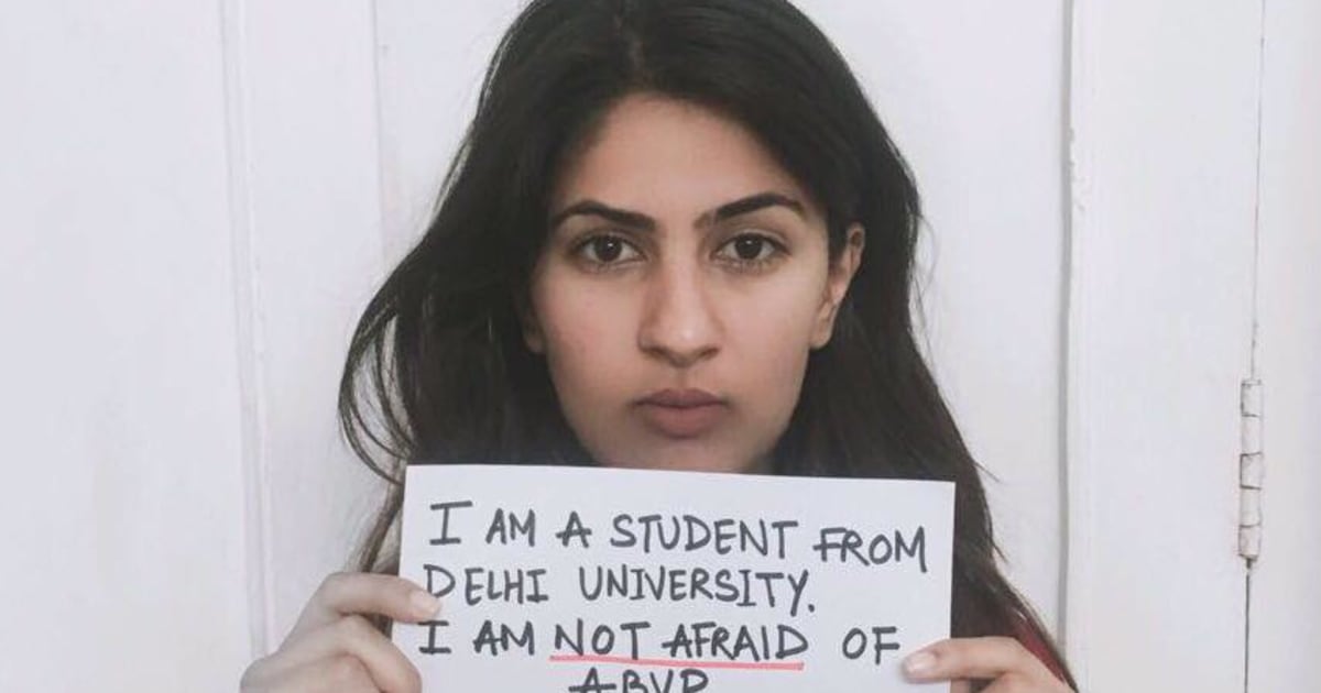What The Trolling Of Gurmehar Kaur Says About How Indian Men View Women With Opinion