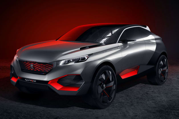 photo of Official: Peugeot Quartz Concept is sinister 500-hp hybrid crossover image