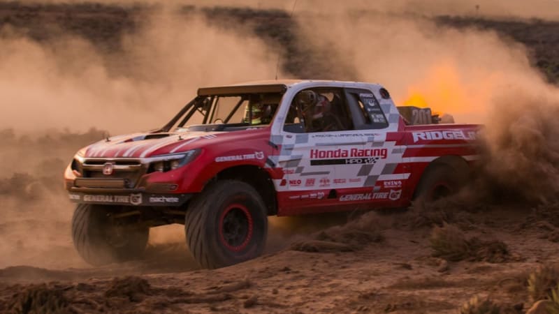 Honda Ridgeline sorta takes class victory on Baja race debut
