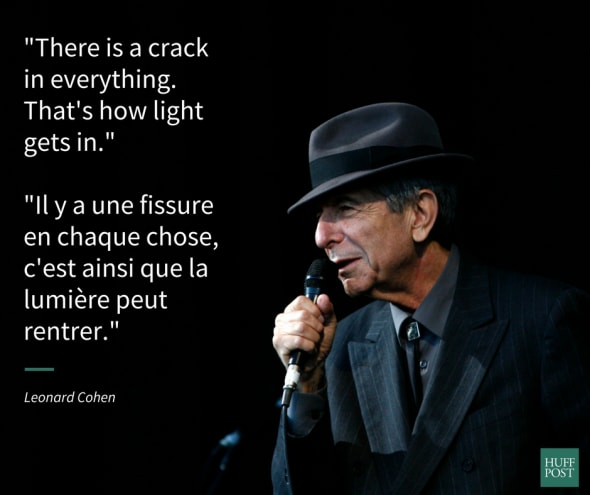 Les trois leçons de vie de Leonard Cohen validées par la science Leonard+cohen