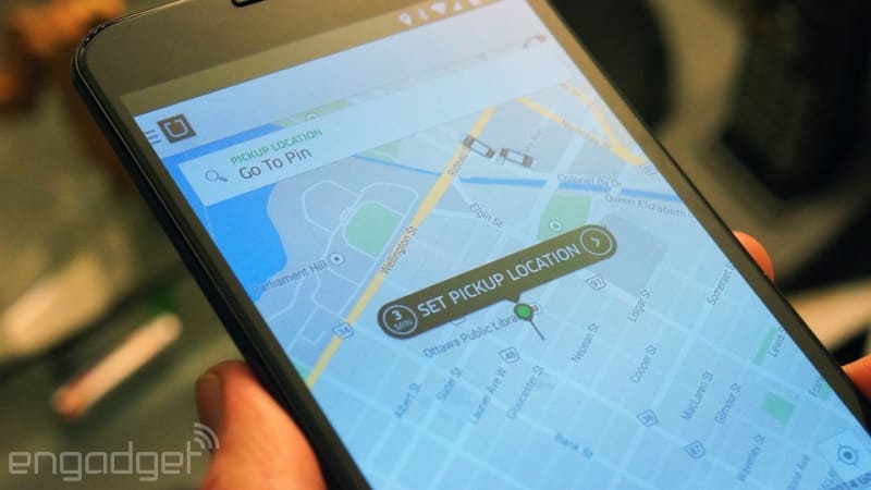photo of Uber tests picking up passengers along specific routes image