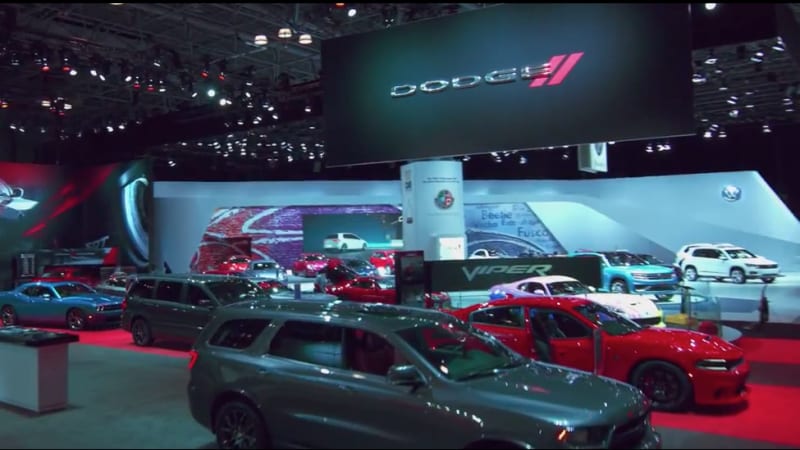 Experience the New York Auto Show by drone
