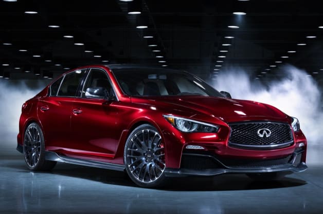 Infiniti Q50 Coupe Red