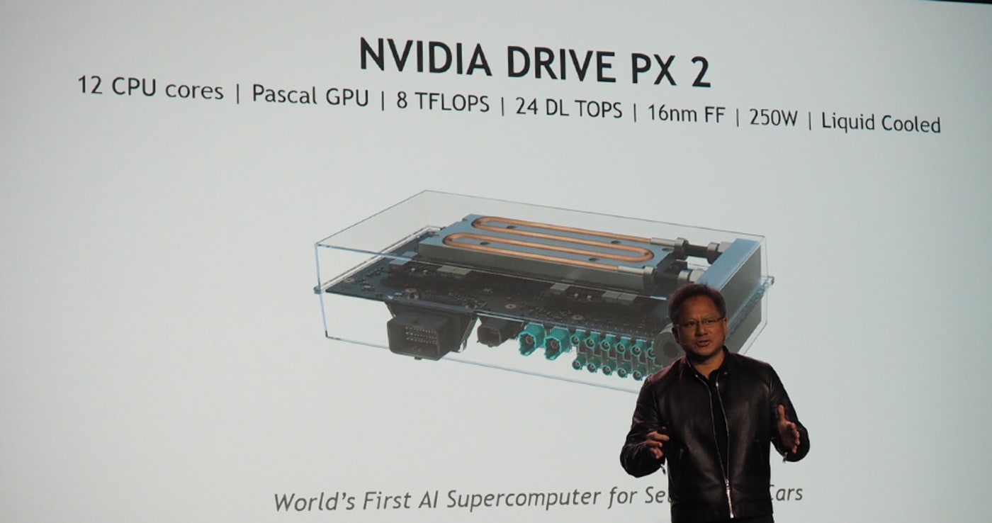 NVIDIA's Drive PX 2 is a liquid-cooled supercomputer for cars