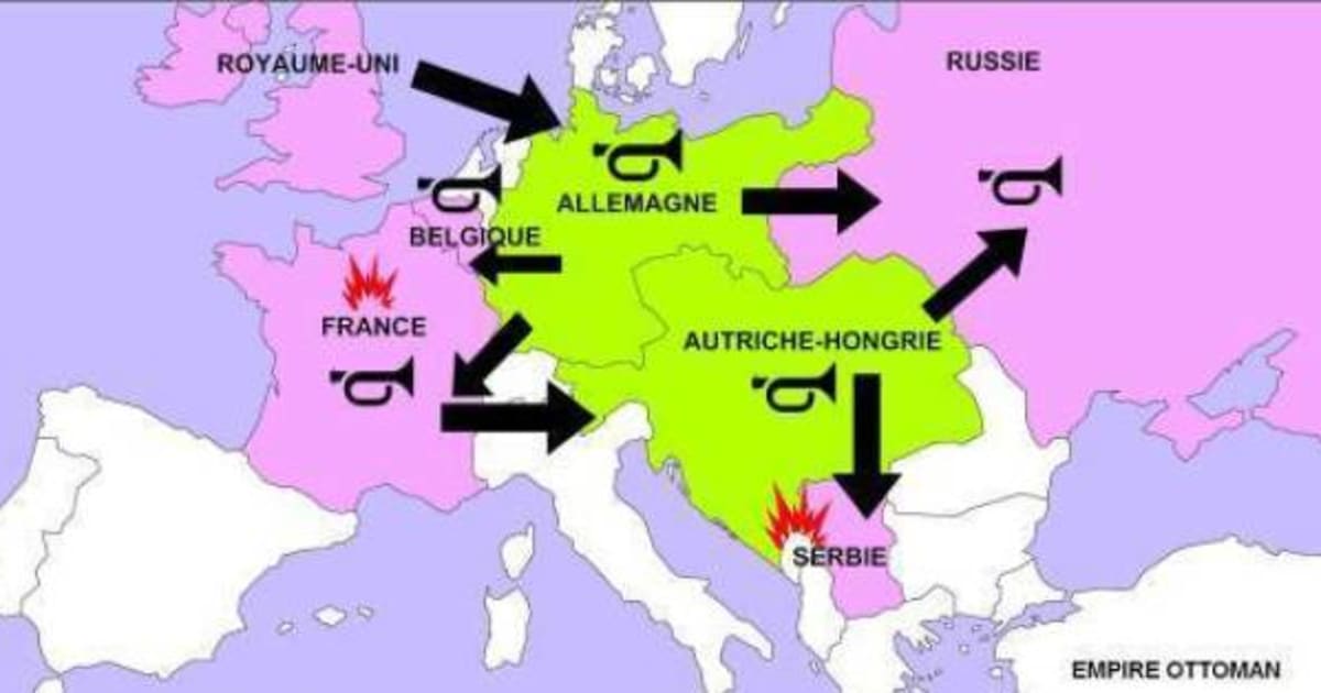 Première guerre mondiale : comment l'Europe a basculé dans le conflit